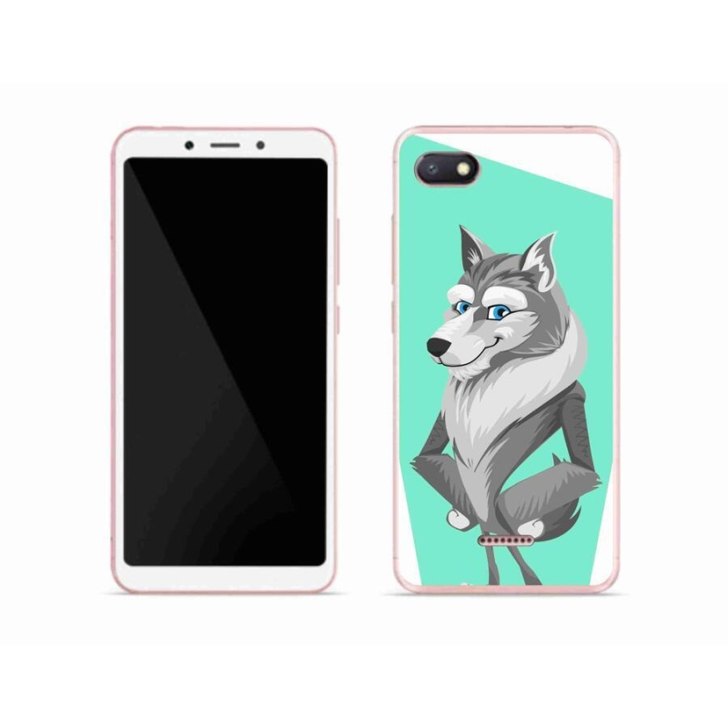 Gél borítás mmCase a Xiaomi Redmi 6A számára - rajzfilm farkas