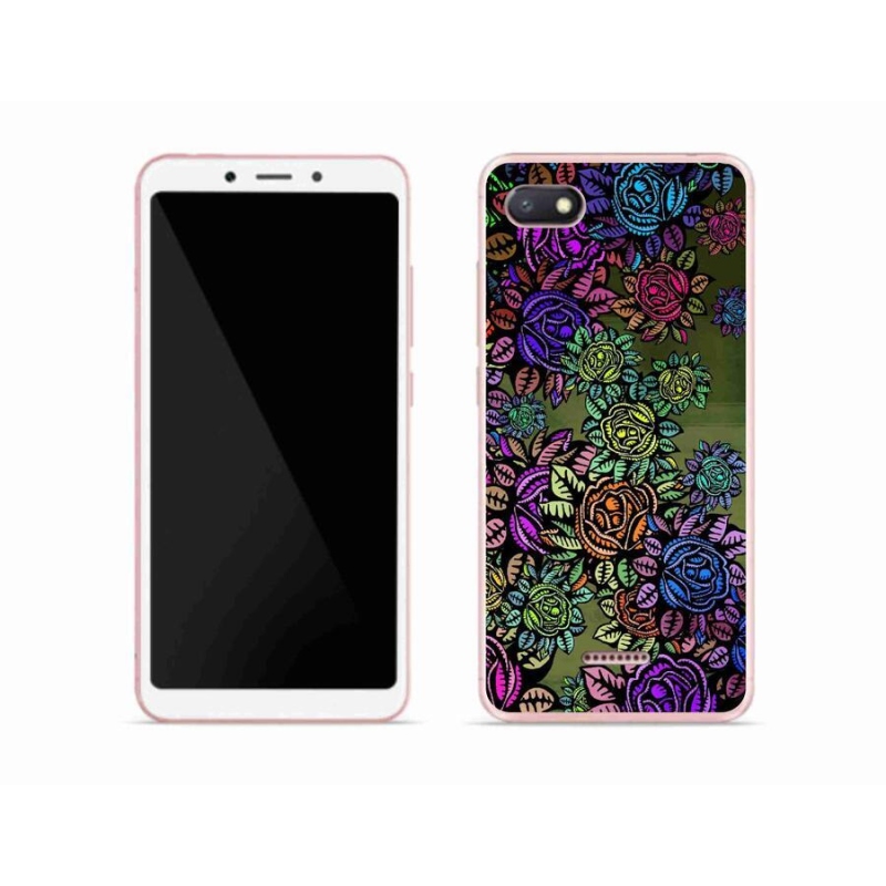 Gél borító mmCase a Xiaomi Redmi 6A - virágok 6