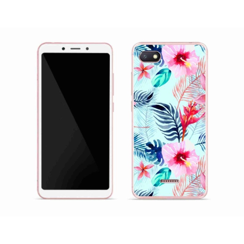 Gél borítás mmCase a Xiaomi Redmi 6A számára - virágok
