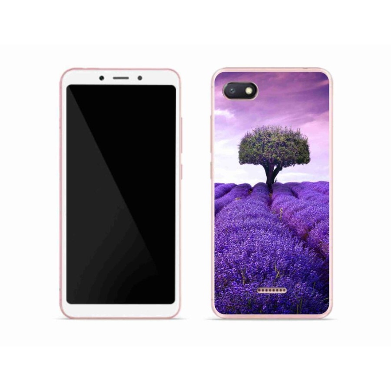 Gél borítás mmCase a Xiaomi Redmi 6A számára - levendula rét