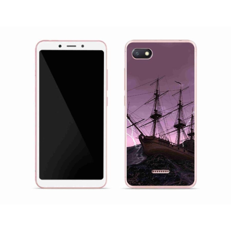 Gél borítás mmCase a Xiaomi Redmi 6A számára - hajó a viharban