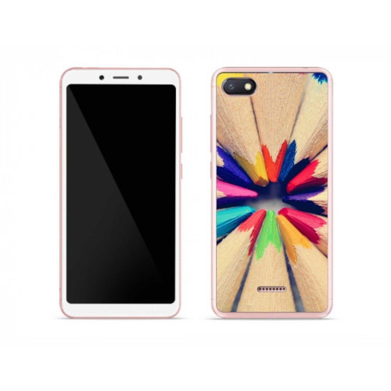 Gél borítás mmCase a Xiaomi Redmi 6A számára - zsírkréták
