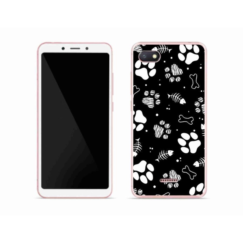 Gél borítás mmCase a Xiaomi Redmi 6A számára - kutyamancsok