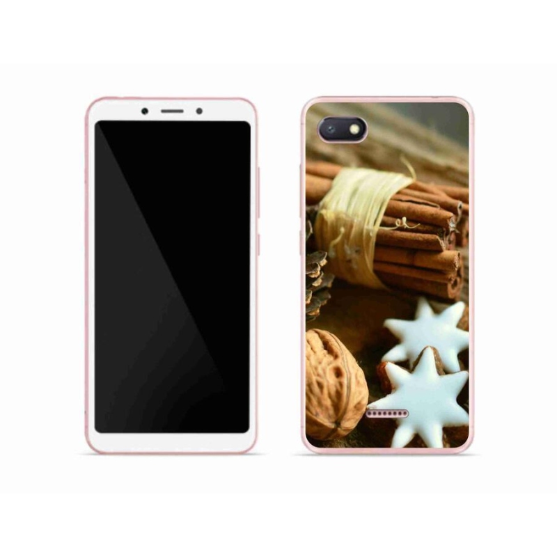 Gél borítás mmCase a Xiaomi Redmi 6A számára - fahéj és mézeskalács