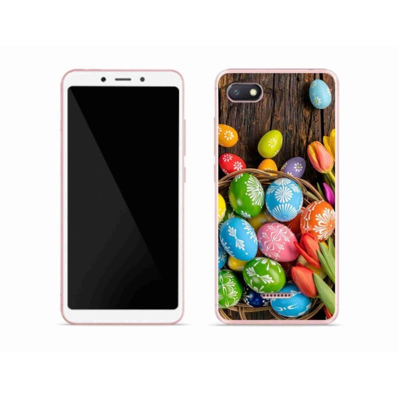 Gél borítás mmCase a Xiaomi Redmi 6A számára - Húsvéti tojások