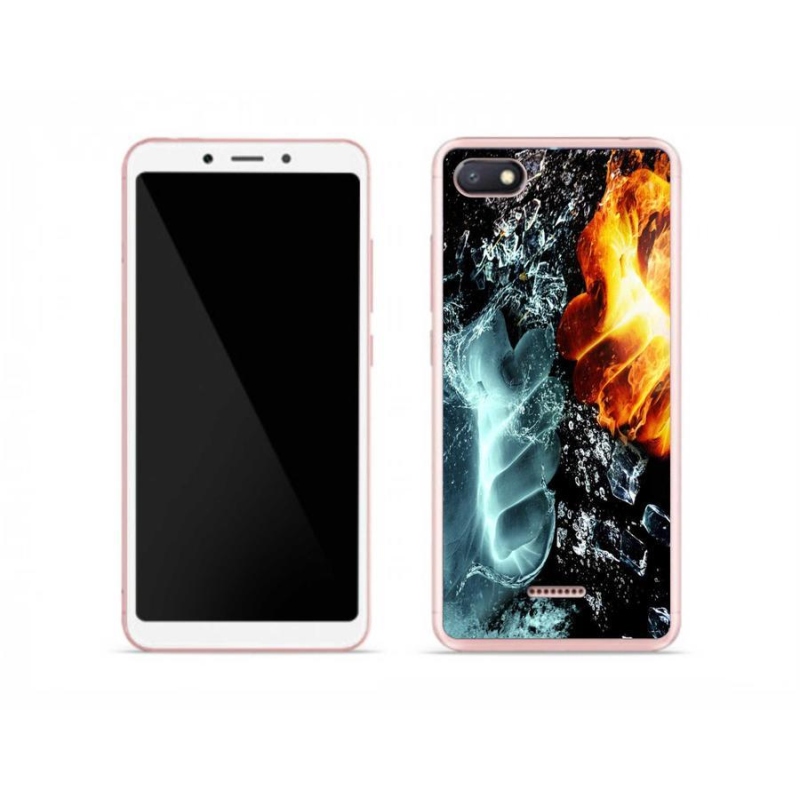 Gél borítás mmCase a Xiaomi Redmi 6A - víz és tűz számára