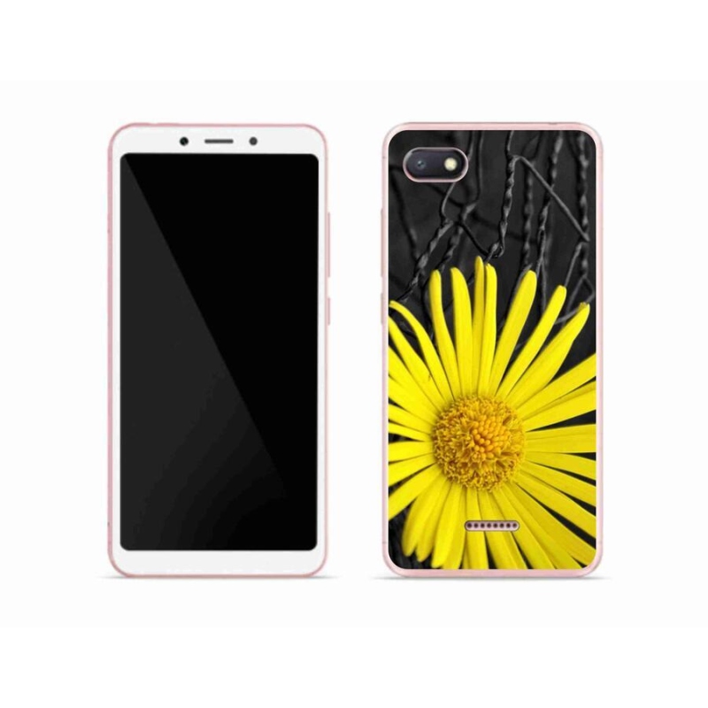 Gél borítás mmCase a Xiaomi Redmi 6A számára - sárga virág