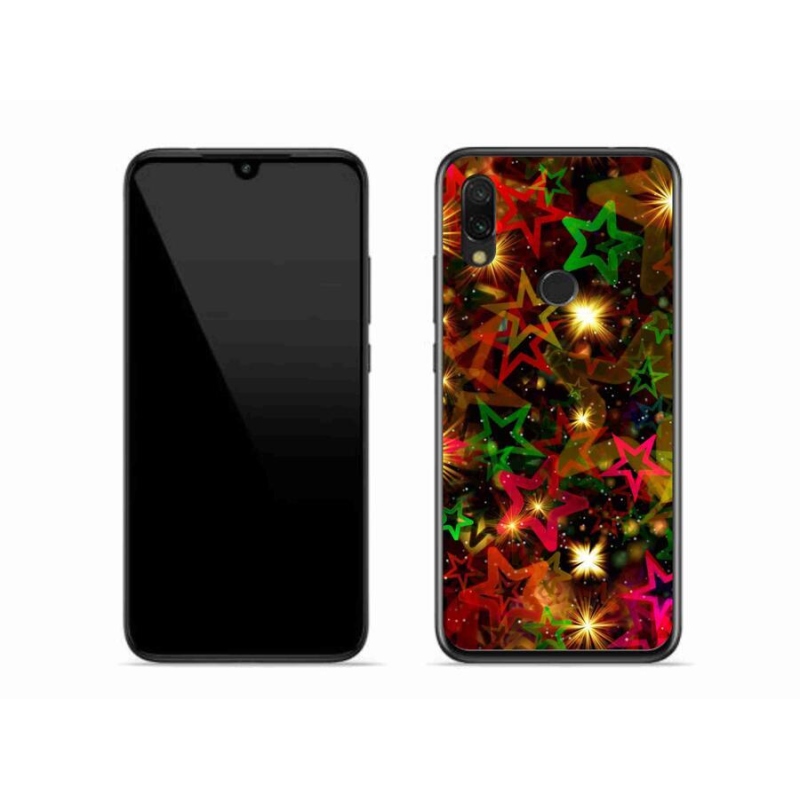 Gél borítás mmCase a Xiaomi Redmi 7-hez - színes csillagok