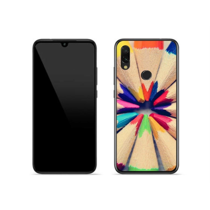 Gél borítás mmCase a Xiaomi Redmi 7-hez - zsírkréták