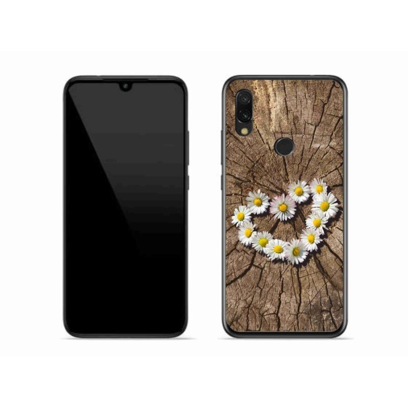 Gél borítás mmCase a Xiaomi Redmi 7-hez - százszorszépek szíve