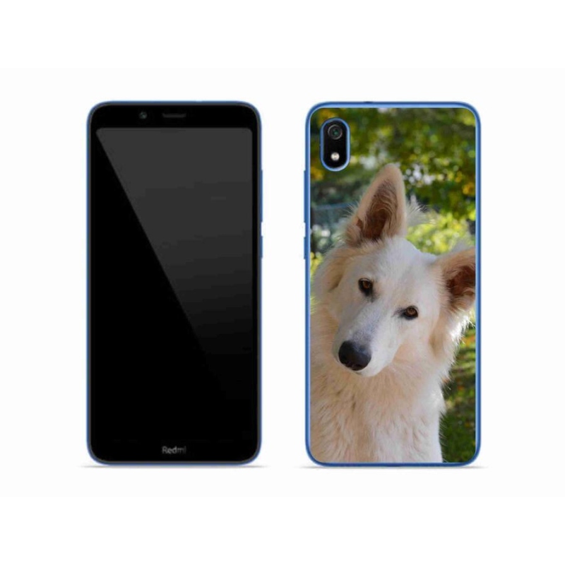 Gél borítás mmCase a Xiaomi Redmi 7A - fehér svájci juhász 1