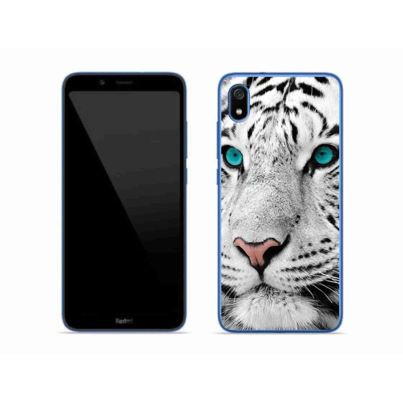 Gél borítás mmCase a Xiaomi Redmi 7A számára - fehér tigris