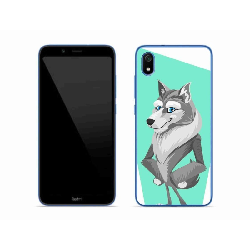 Gél borítás mmCase a Xiaomi Redmi 7A számára - rajzfilm farkas