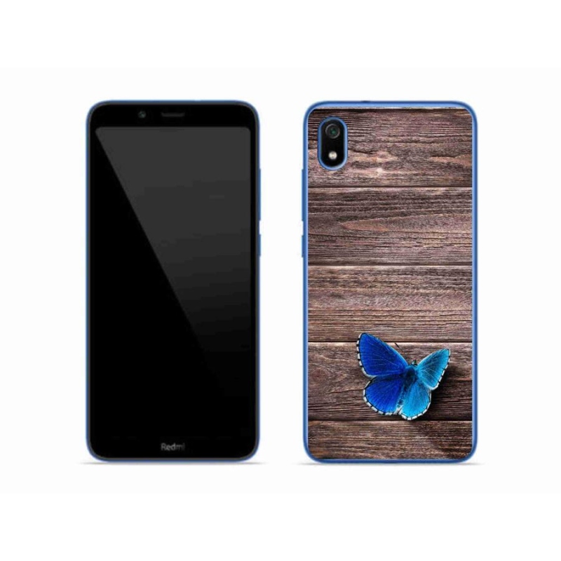 Gél borítás mmCase a Xiaomi Redmi 7A - kék pillangó 1