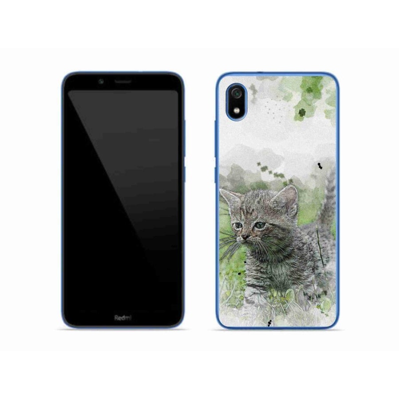 Gél borítás mmCase a Xiaomi Redmi 7A számára - aranyos cica 1