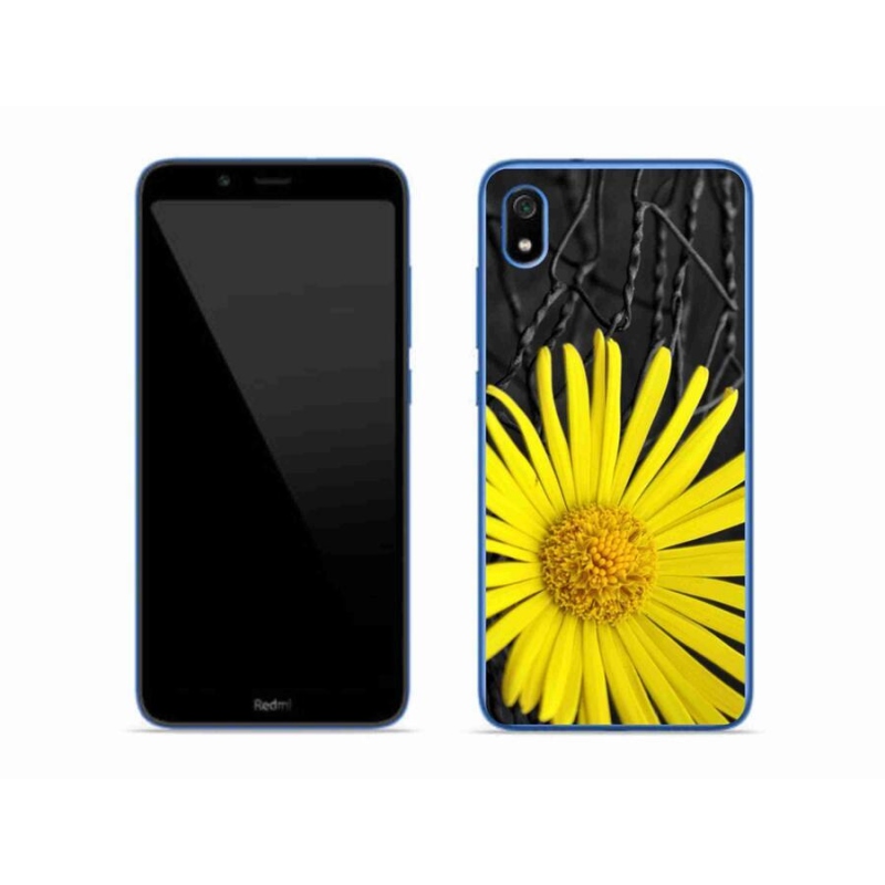 Gél borítás mmCase a Xiaomi Redmi 7A számára - sárga virág