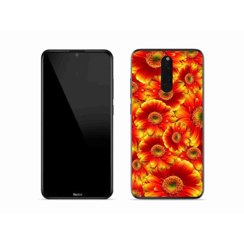 Gél borítás mmCase a Xiaomi Redmi 8-hoz - gerbera 1