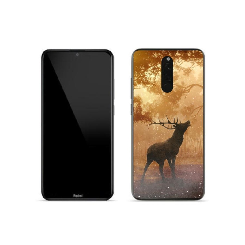 Gél borítás mmCase a Xiaomi Redmi 8-hoz - szarvas a vadonban