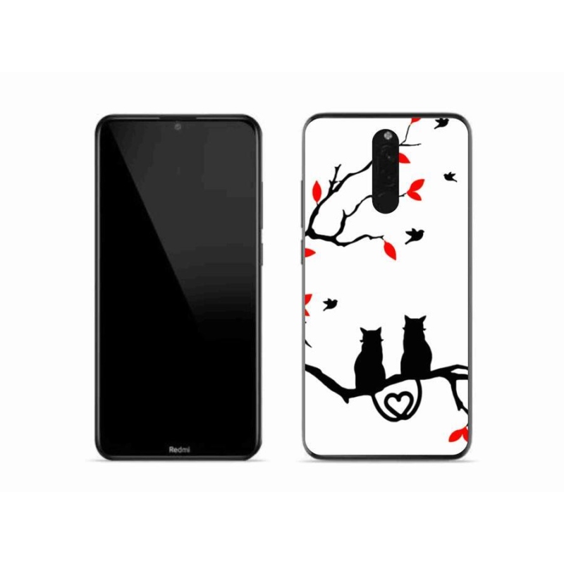 Gél borítás mmCase a Xiaomi Redmi 8-hoz - macska szeretet