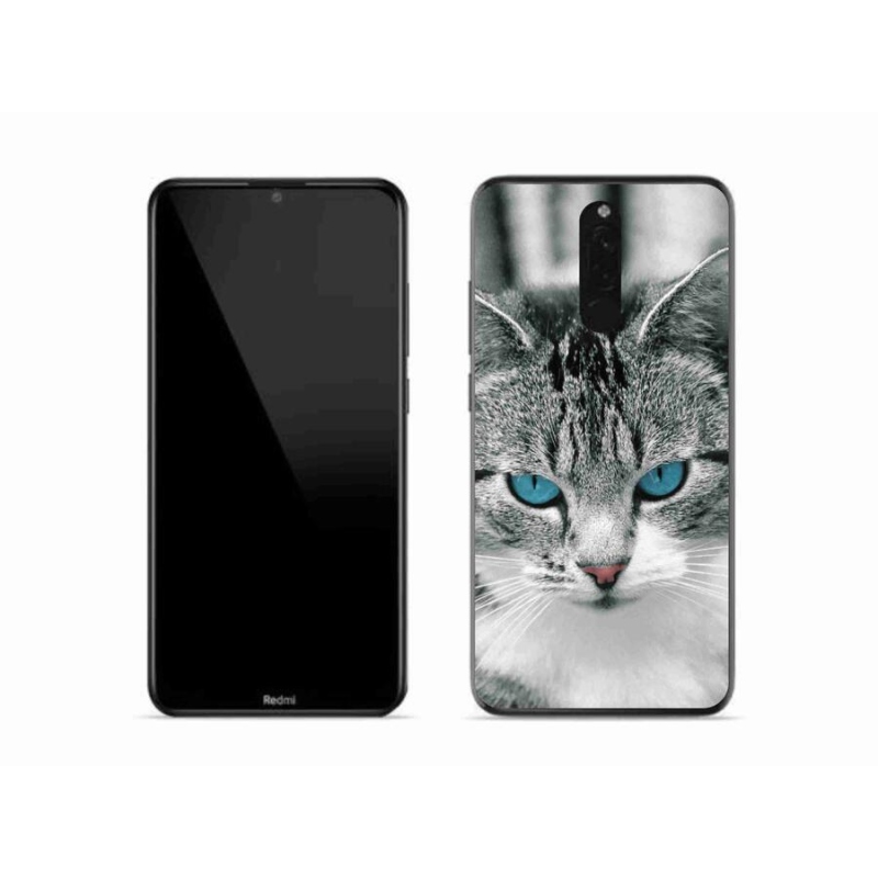 Gél borítás mmCase a Xiaomi Redmi 8-hoz - macska nézet 1