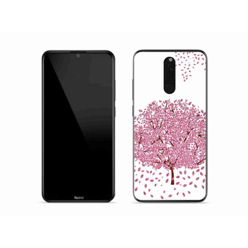 Gél borítás mmCase a Xiaomi Redmi 8-hoz - rajzfilmfa levelekkel