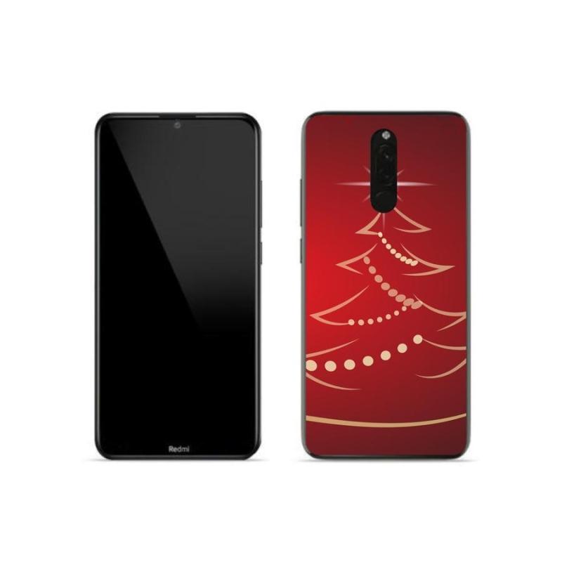 Gél borítás mmCase a Xiaomi Redmi 8-hoz - karácsonyfa karikatúra