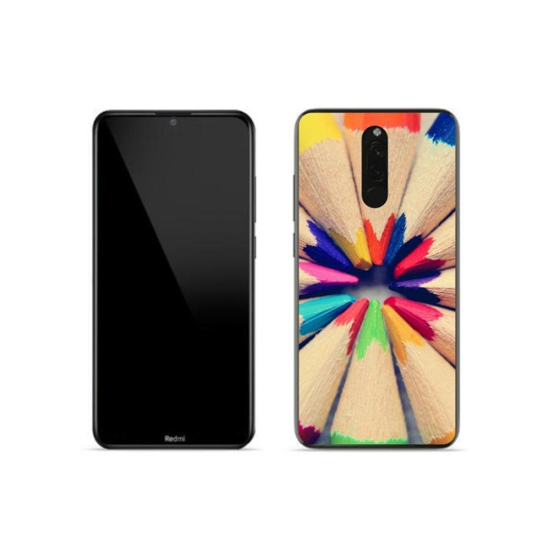 Gél borítás mmCase a Xiaomi Redmi 8-hoz - zsírkréták