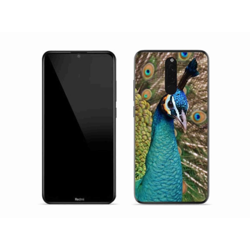 Gél borítás mmCase a Xiaomi Redmi 8-hoz - páva