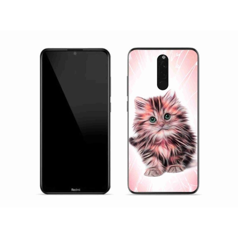 Gél borítás mmCase a Xiaomi Redmi 8-hoz - aranyos cica