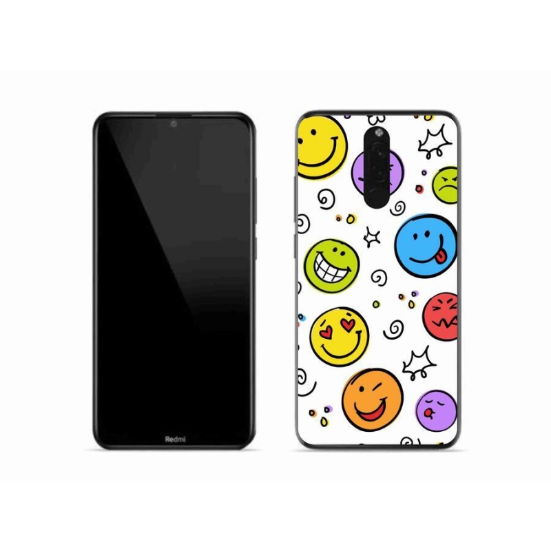 Gél borítás mmCase a Xiaomi Redmi 8-hoz - smiley-k