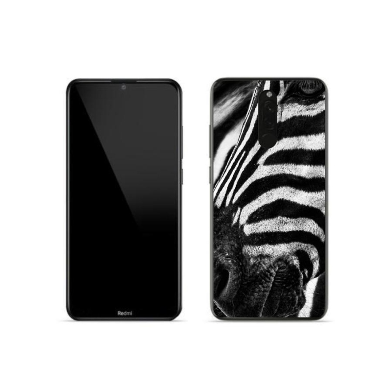 Gél borítás mmCase a Xiaomi Redmi 8-hoz - zebra