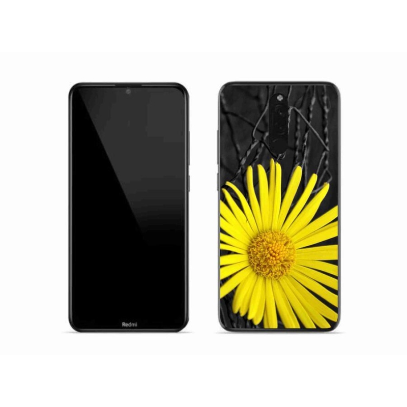 Gél borítás mmCase a Xiaomi Redmi 8-hoz - sárga virág