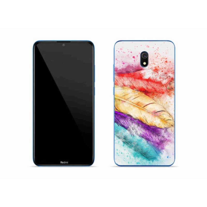 Gél borítás mmCase a Xiaomi Redmi 8A-hoz - színes tollak