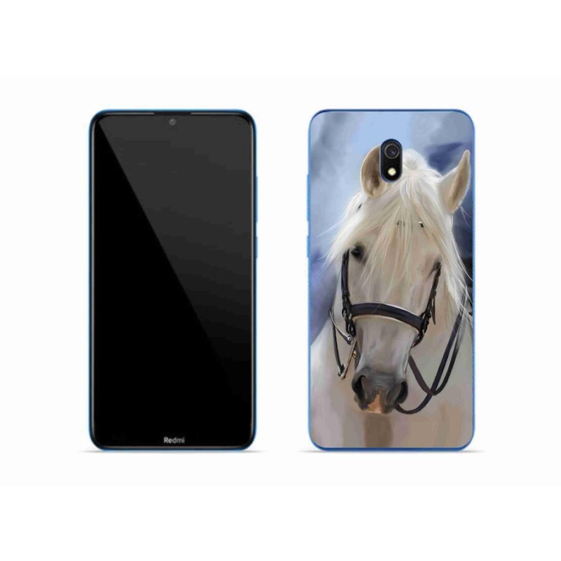 Gél borítás mmCase a Xiaomi Redmi 8A-hoz - fehér ló