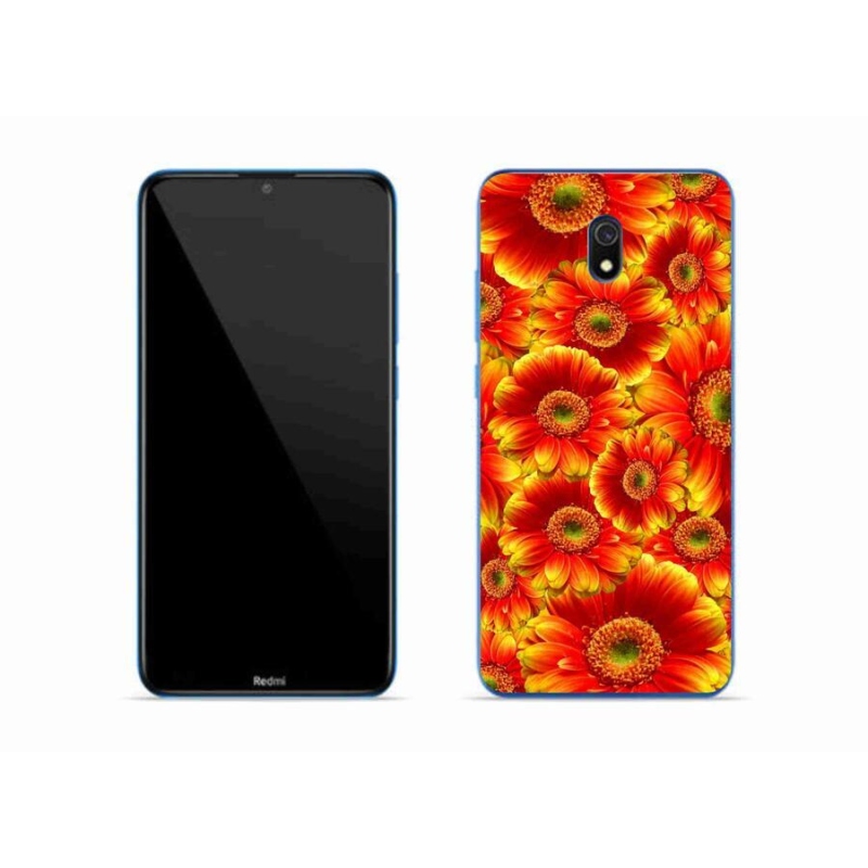 Gél borítás mmCase a Xiaomi Redmi 8A számára - gerbera 1