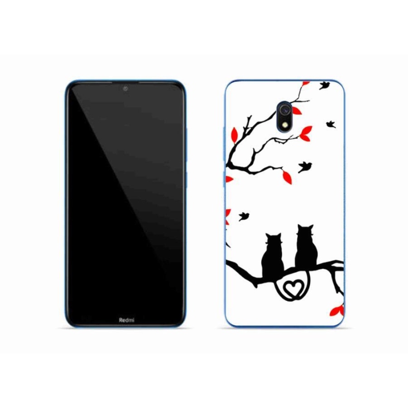 Gél borítás mmCase a Xiaomi Redmi 8A számára - macska szeretet