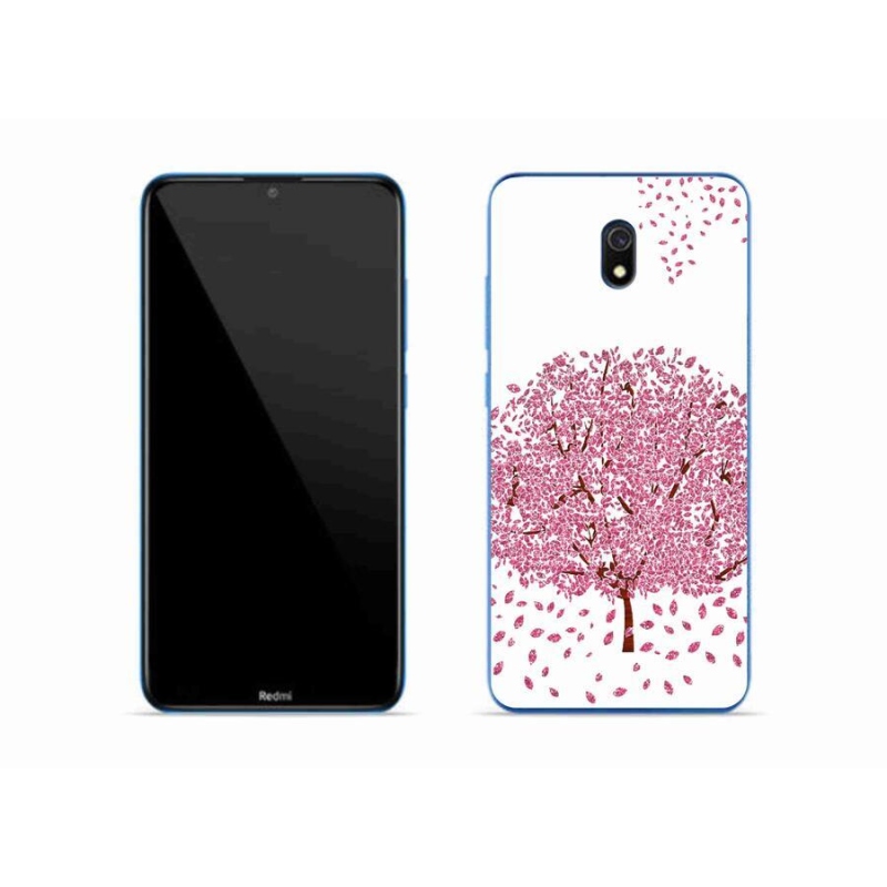 Gél borítás mmCase a Xiaomi Redmi 8A számára - rajzfilmfa levelekkel