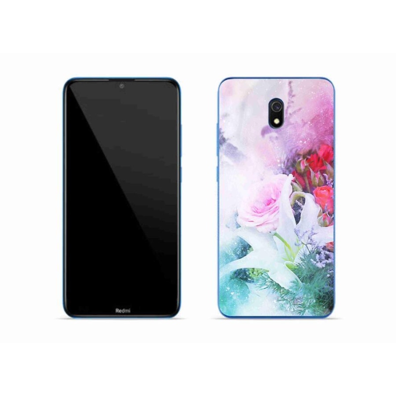 Gél borítás mmCase a Xiaomi Redmi 8A számára - virágok 4