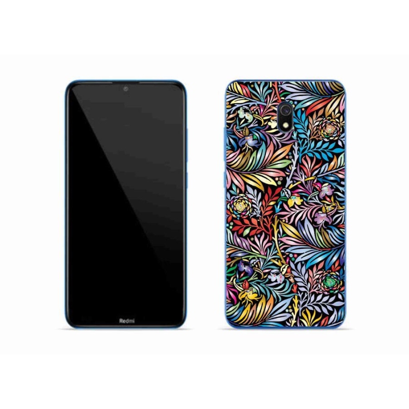 Gél borító mmCase a Xiaomi Redmi 8A számára - virágok 5