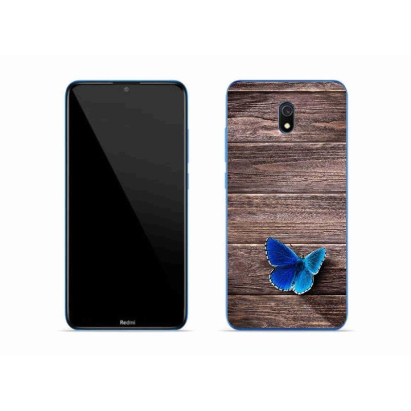 Gél borítás mmCase a Xiaomi Redmi 8A - kék pillangó 1