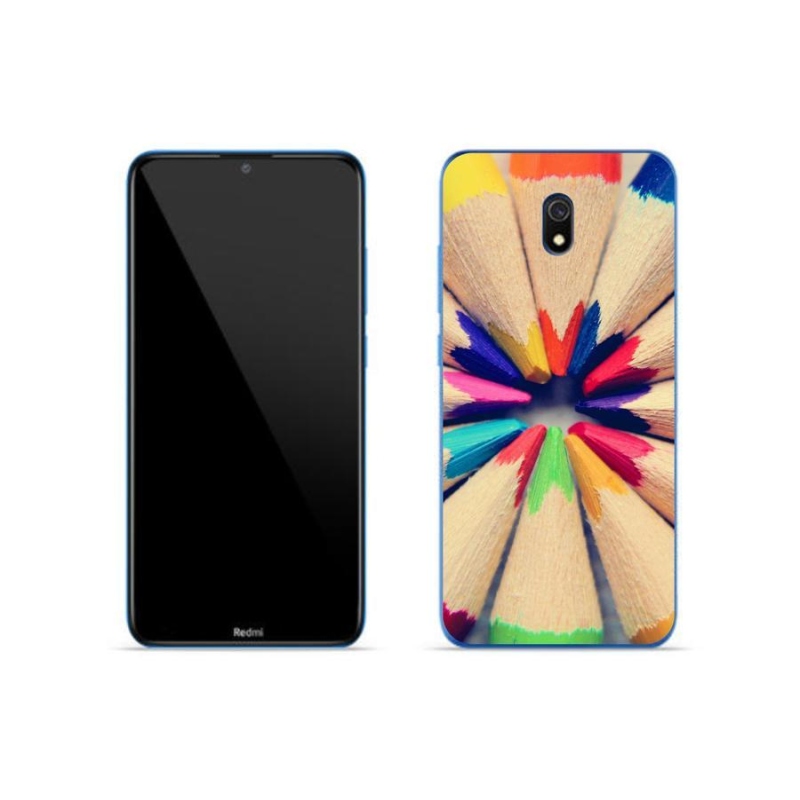 Gél borítás mmCase a Xiaomi Redmi 8A számára - zsírkréták