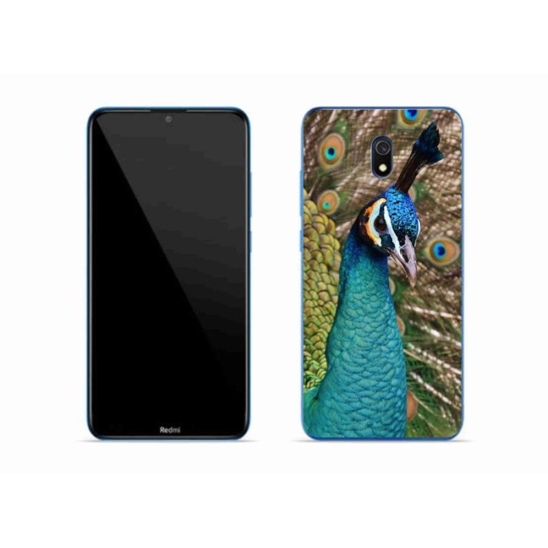 Gél borítás mmCase a Xiaomi Redmi 8A számára - páva