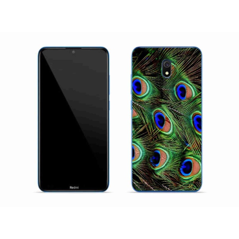 Gél borítás mmCase a Xiaomi Redmi 8A számára - pávatoll