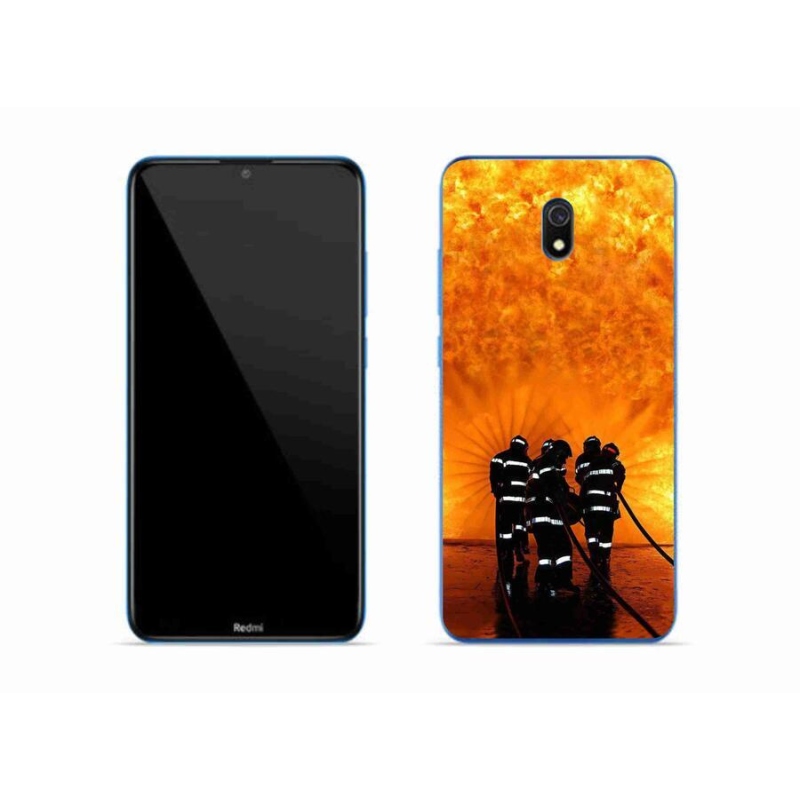 Gél borítás mmCase a Xiaomi Redmi 8A számára - tűz