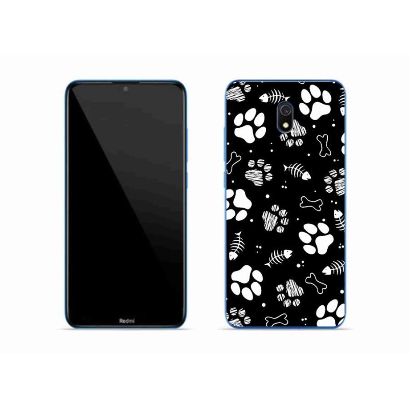 Gél borítás mmCase a Xiaomi Redmi 8A számára - kutyamancsok