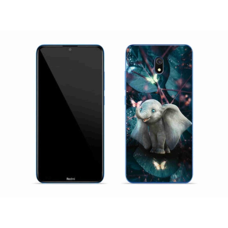 Gél borítás mmCase a Xiaomi Redmi 8A számára - aranyos elefánt