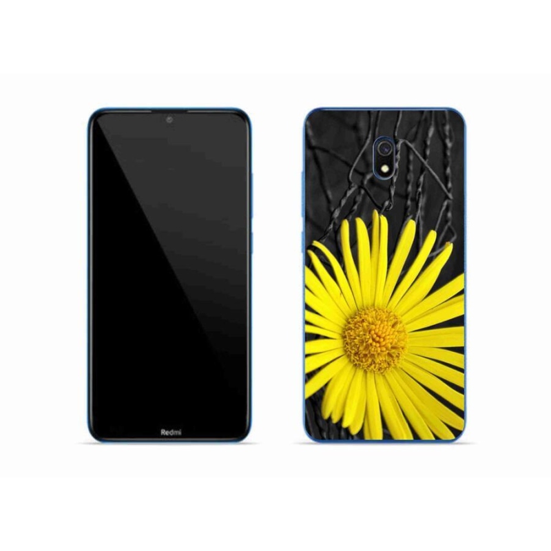 Gél borítás mmCase a Xiaomi Redmi 8A számára - sárga virág