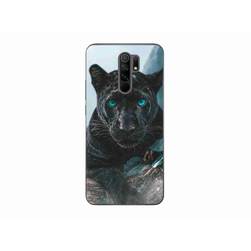 Gél borítás mmCase a Xiaomi Redmi 9-hez - fekete párduc