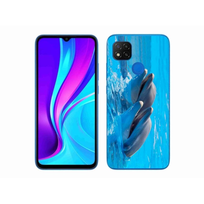 Gél borítás mmCase a Xiaomi Redmi 9-hez - delfinek
