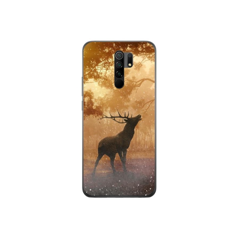 Gél borítás mmCase a Xiaomi Redmi 9-hez - szarvas a vadászaton